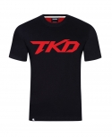 T-shirt Basic (Black - Red)