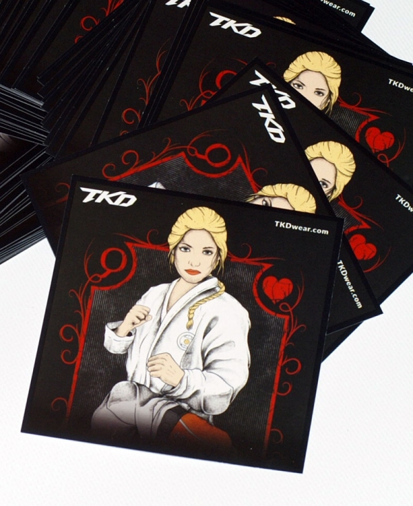 TKD Queen stickers