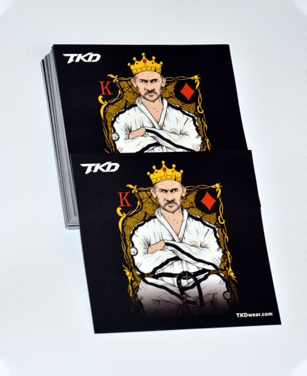 TKD King stickers