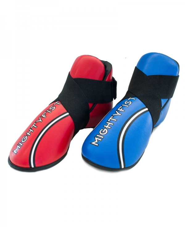 MIGHTYFIST leather sparring boots - ITF Approved