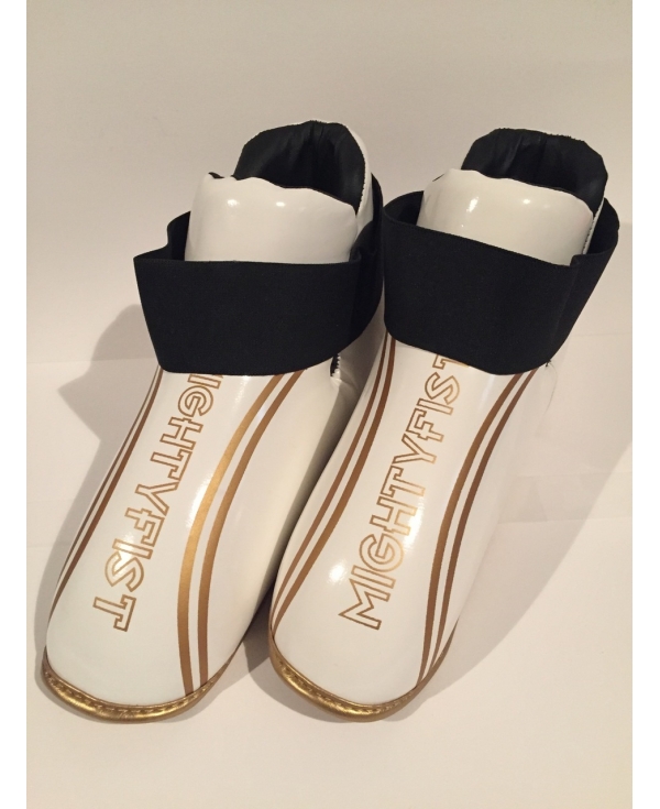 MIGHTYFIST sparring boots - White/Gold